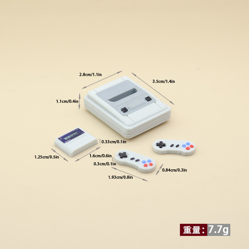 1set Dollhouse Mini Retro Game - Gaming Console Mini 评论和价格