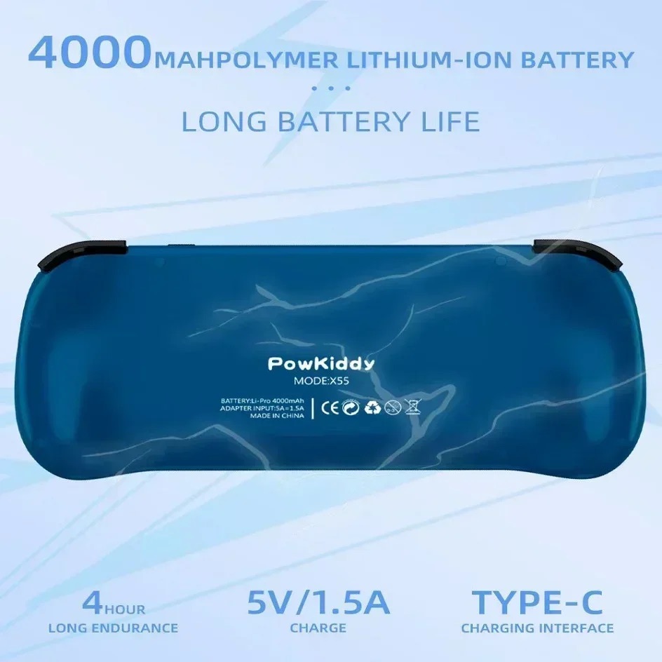 POWKIDDY X55 Handheld Game Con - Gaming Console All In One 评论和价格
