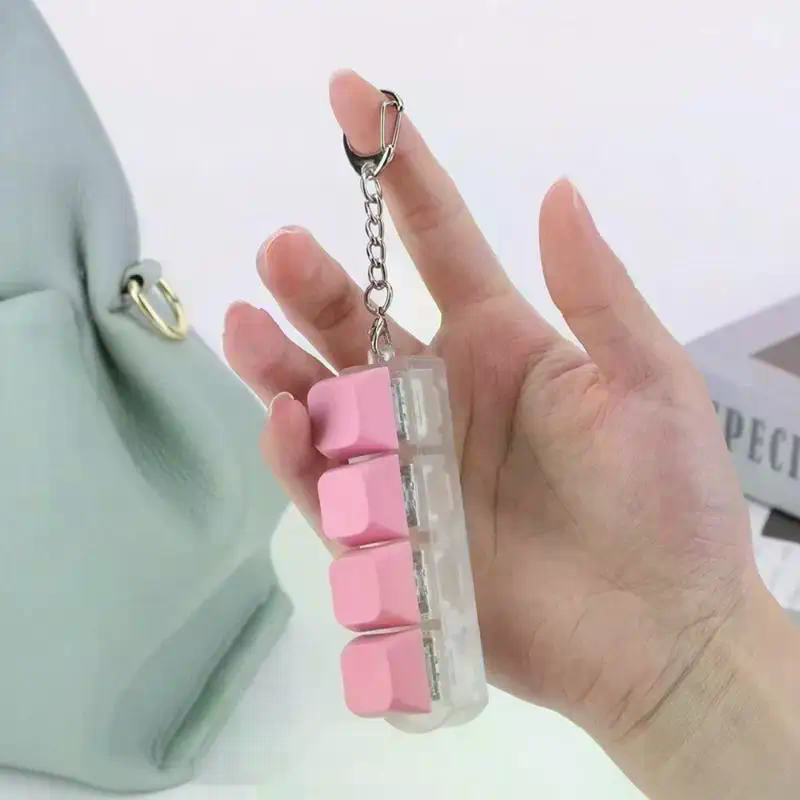 Mini 4-Key Finger Keyboard Key - Gaming Console Mini 评论和价格