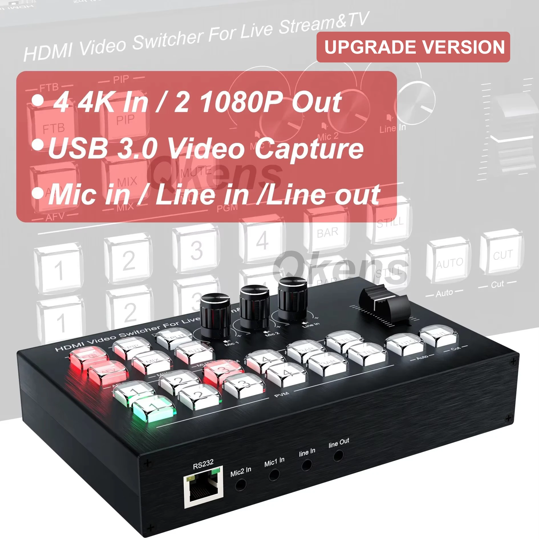 4K 4 Channel HDMI Video Multi  - Gaming Console All In One 评论和价格