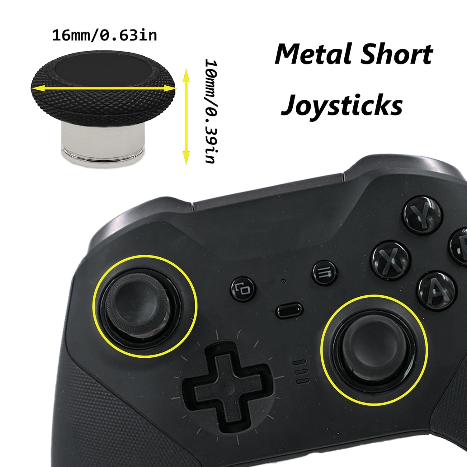 2x Low Sticks Thumbstick Repla - Microsoft Controller Elite Series 2 评论和价格